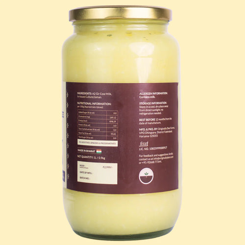 A2 Gir Cow Ghee (Made From Curd)